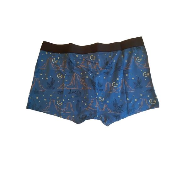 MeUndies Men’s Large Trunk Desert Sky Blue 3” Inseam Micromodal Breathable New - Picture 7 of 13